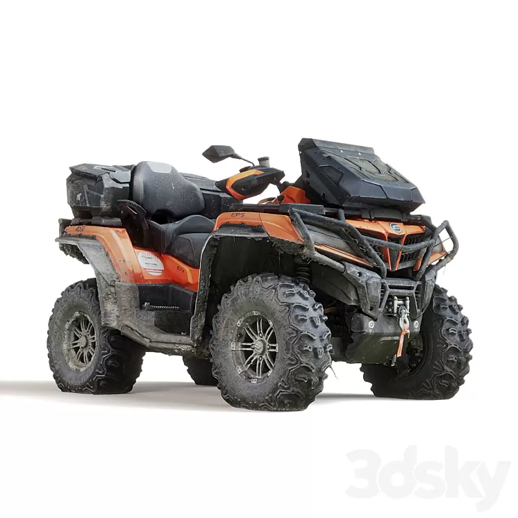 CF Moto X10 3D Model