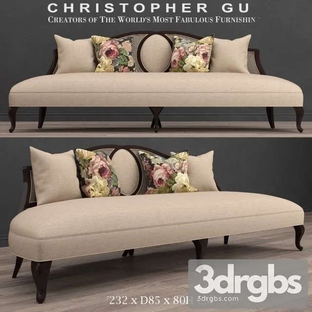 CG Feraud Sofa 3D Model Free