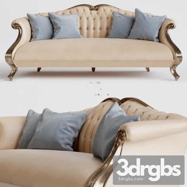 CG Grand Sofa 01 3D Model Free