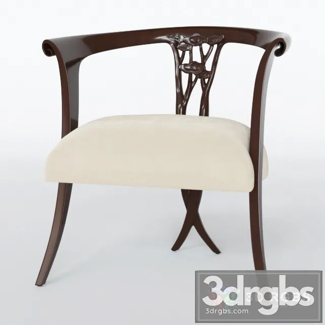 CG La Dame Chair 3D Model Free