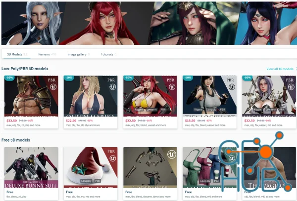 CGTrader - Ryan Reos 3D Models Collection