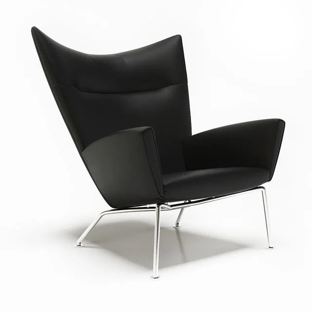 CH 445 Wing Chair 3D Model