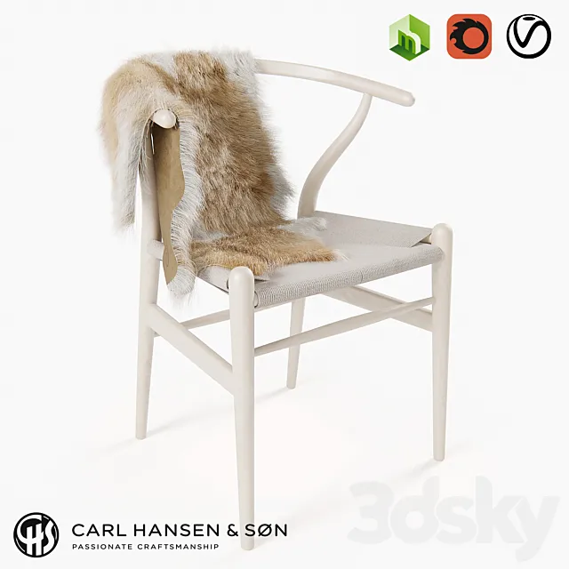 CH24 WISHBONE CHAIR 3DModel