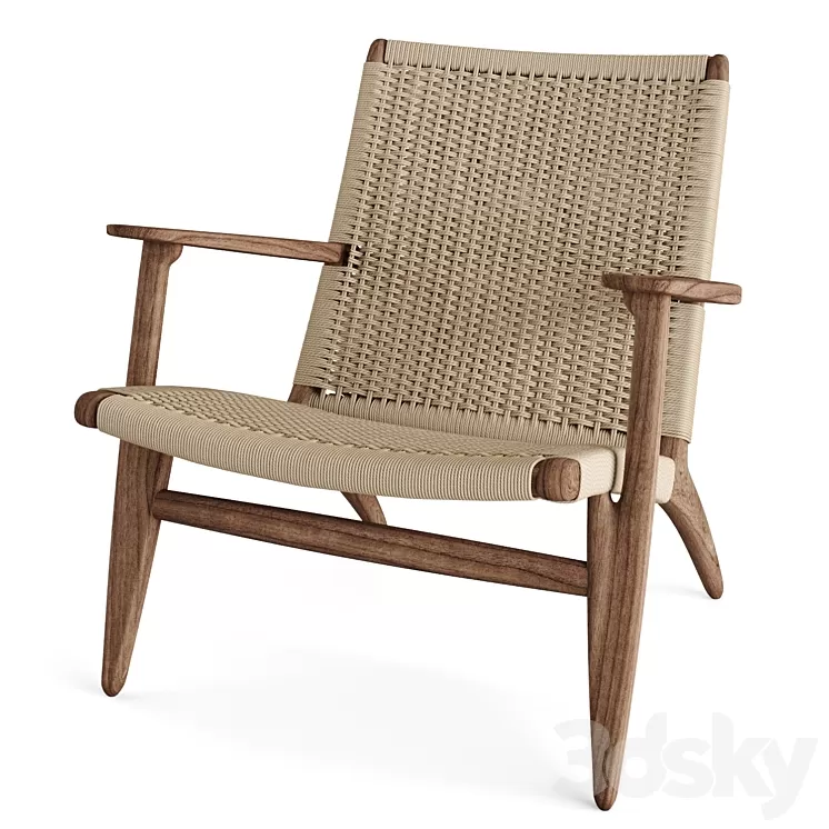 CH25 lounge chair Carl hansen 3D Model