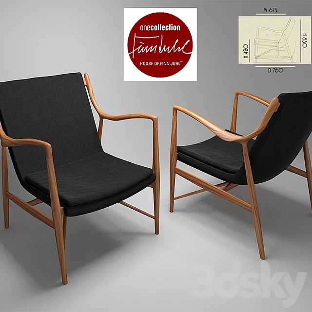 Chair 45 3DModel