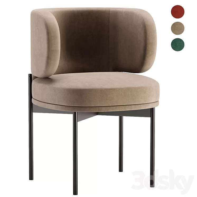 Chair AKIKO 3D Model Free