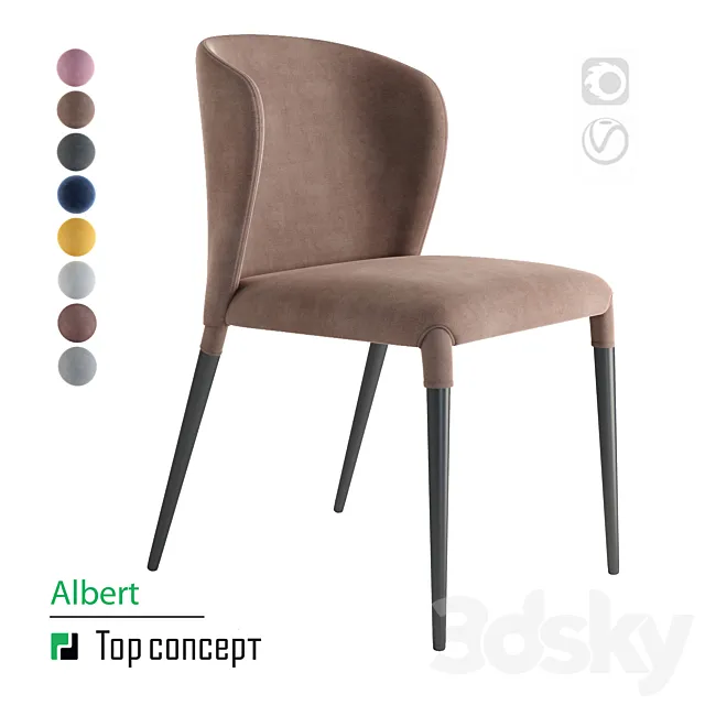 Chair Albert 3D Model