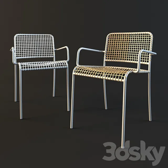 CHAIR ALLU 24_224 GERVASONI 3D Model