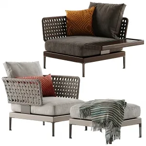 Chair And Armchair - Modern - 3D Model Download - 002