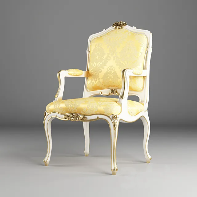 Chair Angelo Cappelini art.653 3D Model