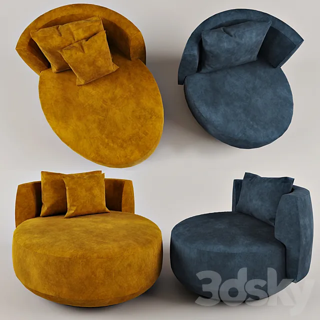 Chair AUDREY POLTRONA 3D Model