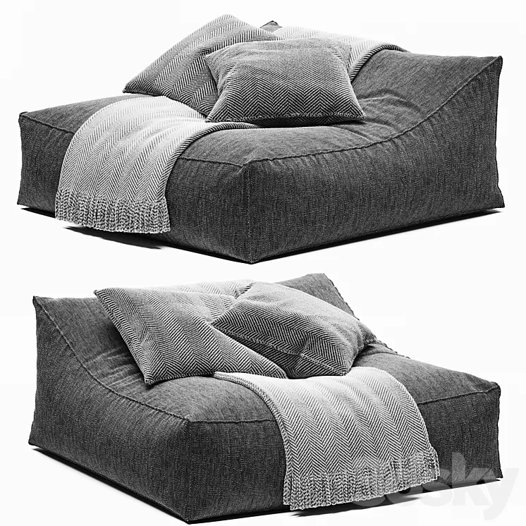 chair bag 16 3D Model