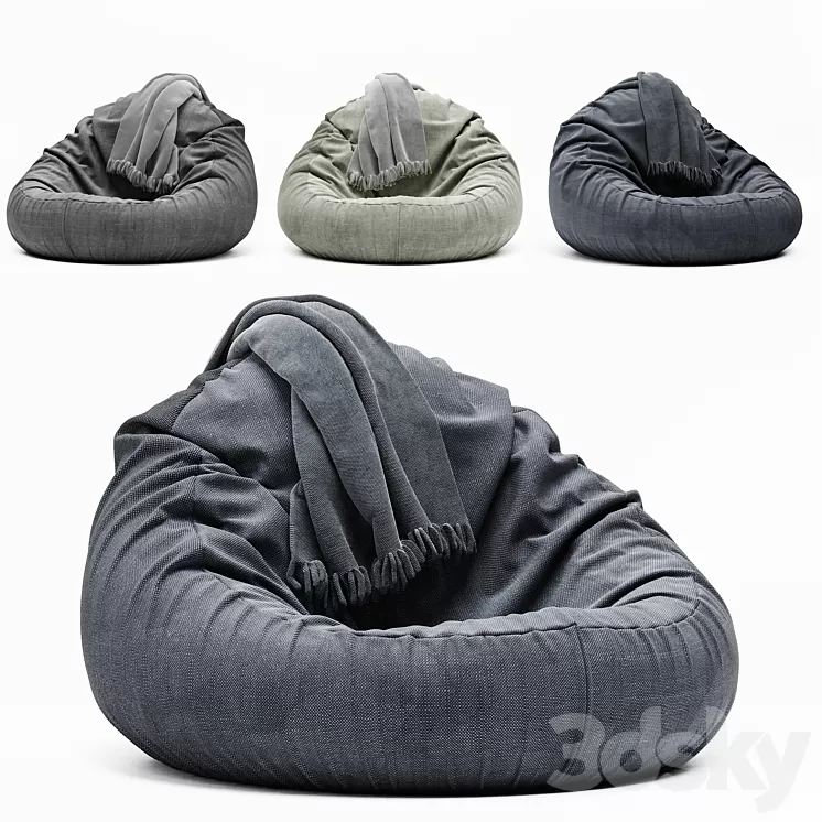 chair bag 2 3D Model Free