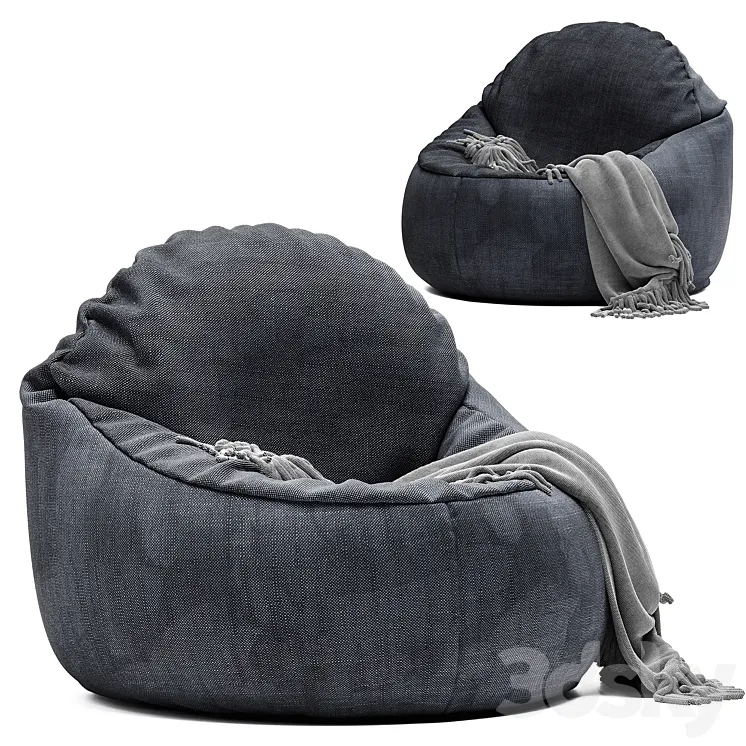 chair bag 3 3D Model Free