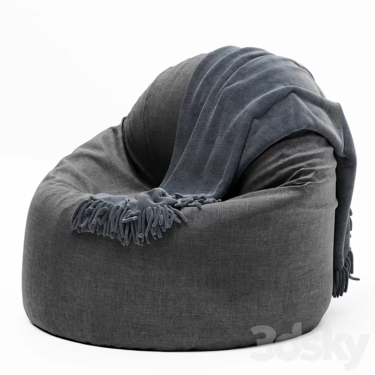 chair bag 4 3D Model Free