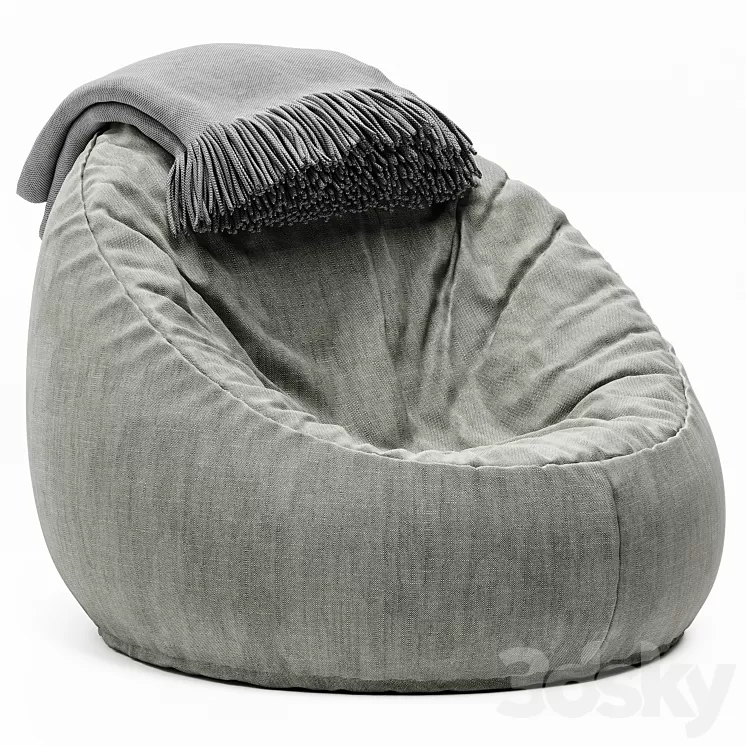 chair bag 7 3D Model Free