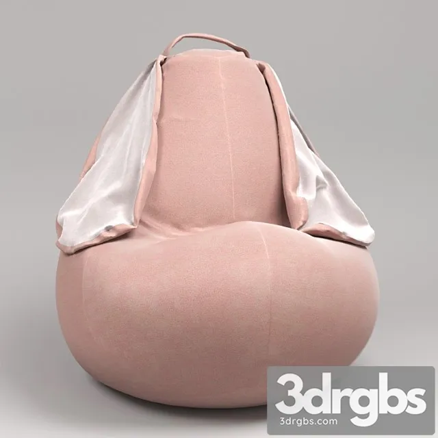 Chair Bag With Ears 3D Model Free