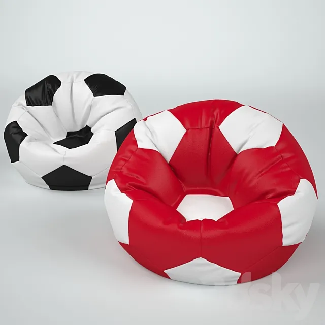 Chair-ball bag 3D Model