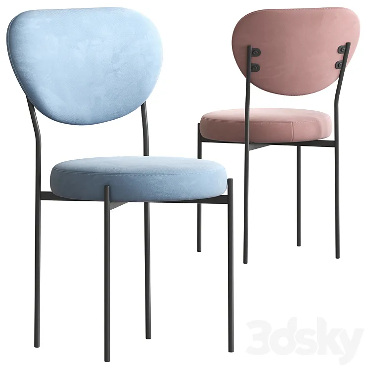 Chair Barbara by Stoolgroup 3D Model Free