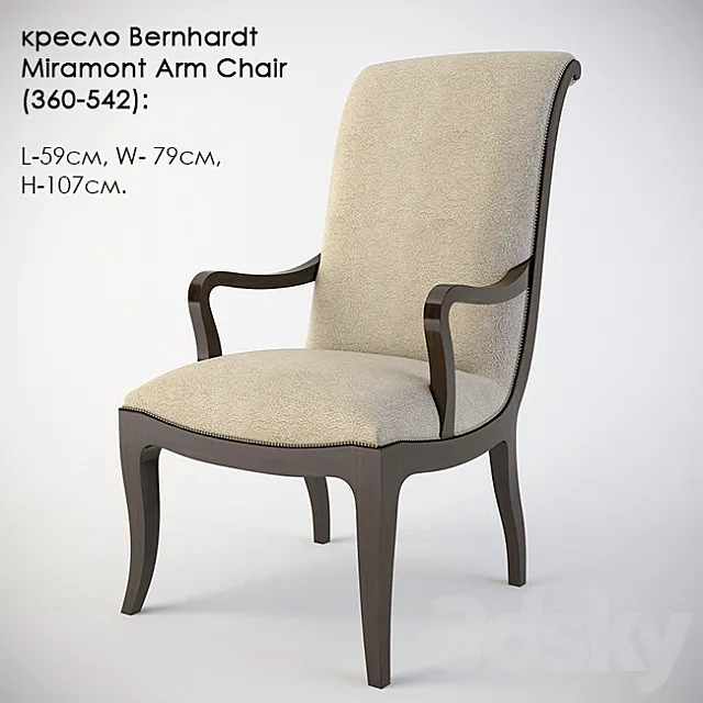 chair Bernhardt Miramont Arm Chair (360-542) Free Download