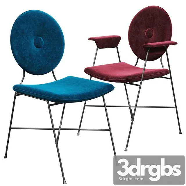 Chair bontempi penelope 2 3D Model Free