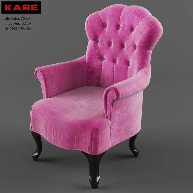 Chair Cafe House of Kare Design 3D Model