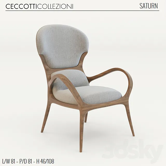 Chair Ceccotti Saturn 3D Model