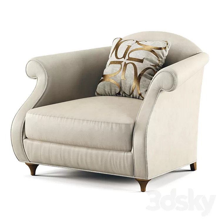 Chair Christopher Guy Cezanne 3D Model Free