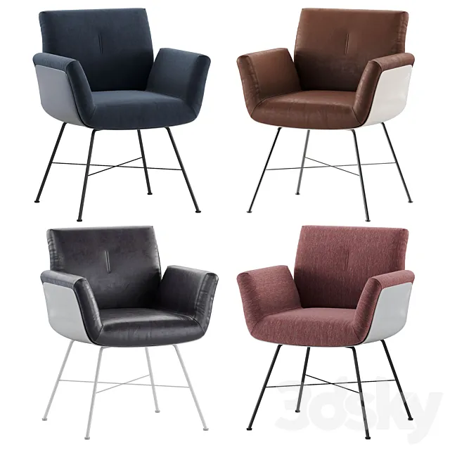 chair Cor Alvo variant 3 3DModel