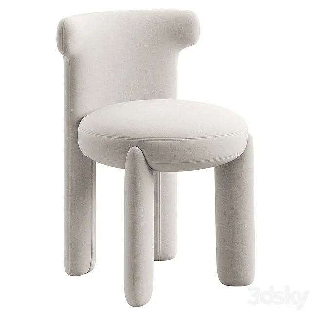 Chair Cossette by Meridiani 3D Model