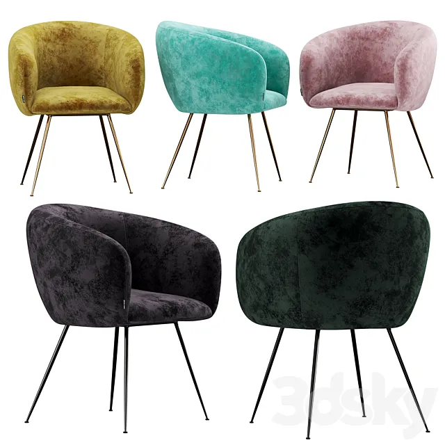 Chair Deephouse Courchevel 3D Model