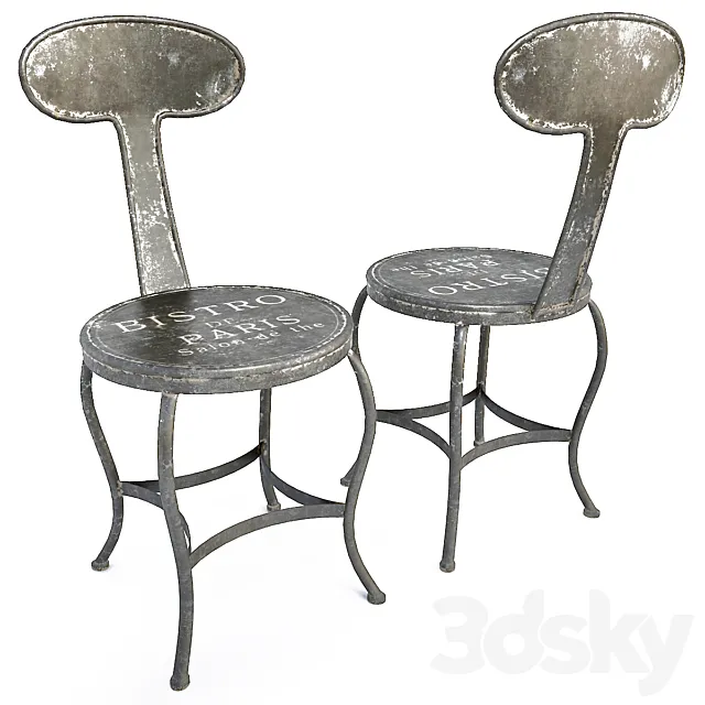 Chair DIALMA BROWN 3D Model