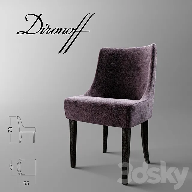 Chair Dironoff Ambra 3D Model