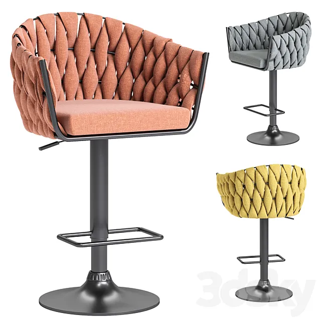 Chair DOBRIN Leon LM-9690 3D Model