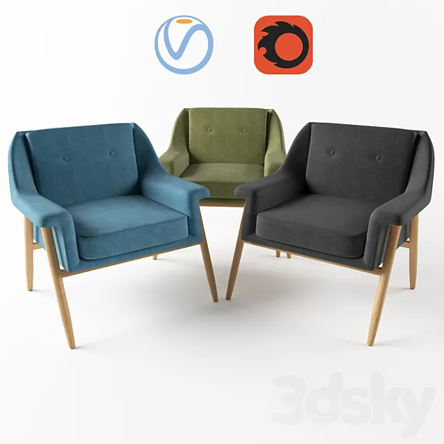 Chair edinburg 3DModel