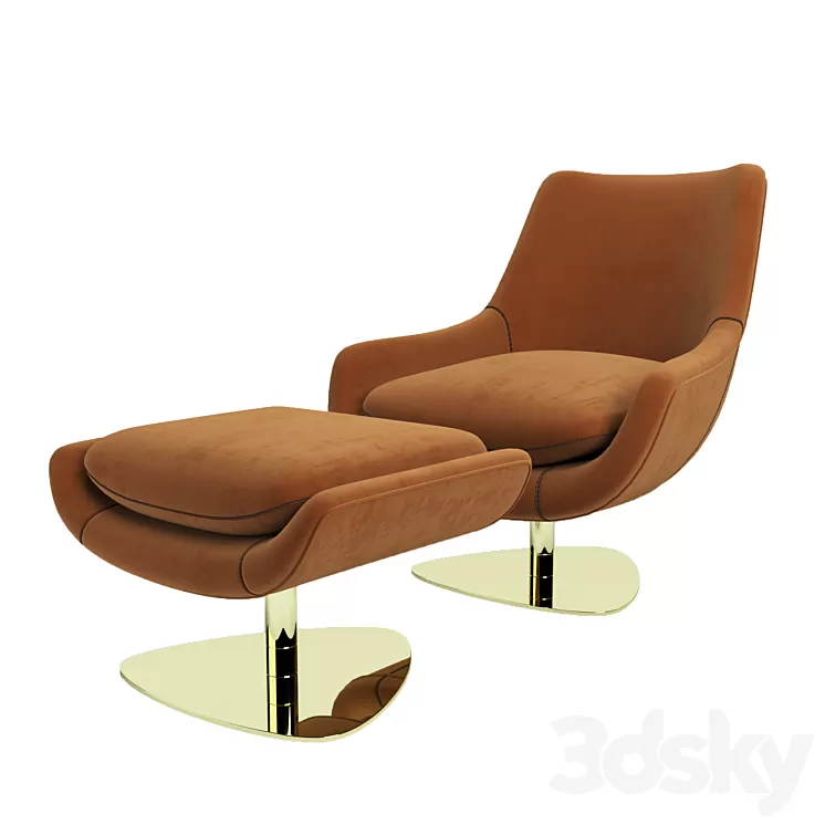 Chair Elba by Domkapa 3D Model