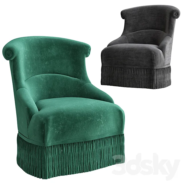 Chair etoile 3D Model