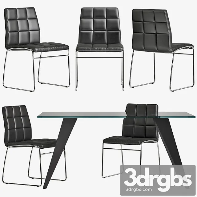Chair Explorer Table Nack La forma (julia grup) 2 3D Model Free