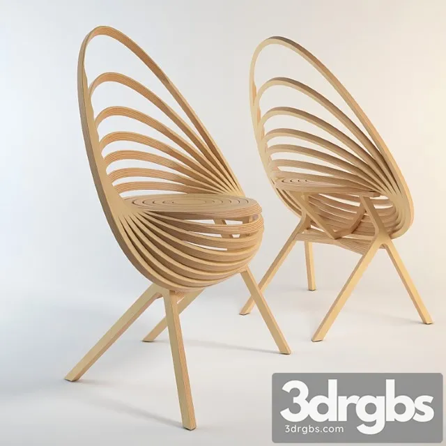 Chair fauteuil octave by estampille 52 2 3D Model Free