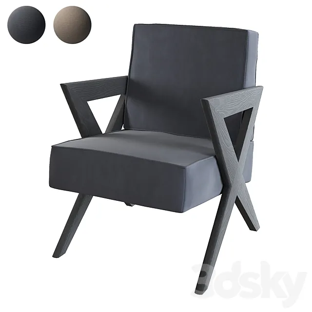 Chair Felippe by Eichholtz 3DModel