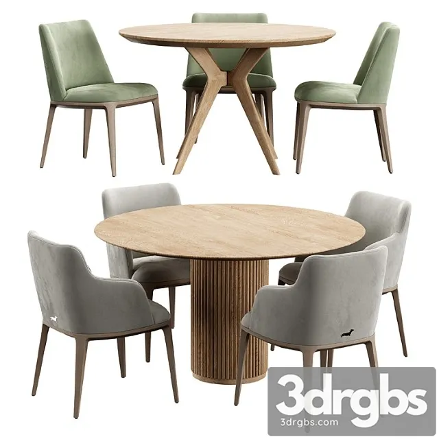 Chair Form Leather Sofaclub Palais Royal Table Clark Table 3D Model Free