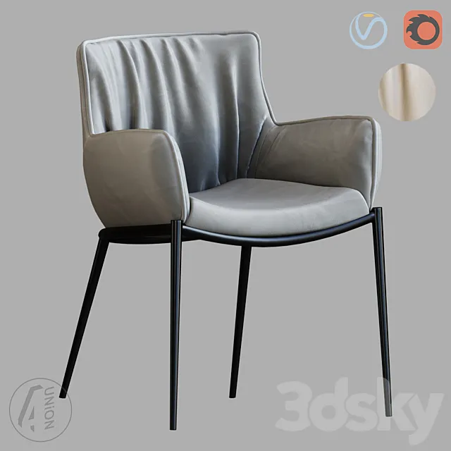 Chair GENUI S-6114 4Union.ru 3D Model