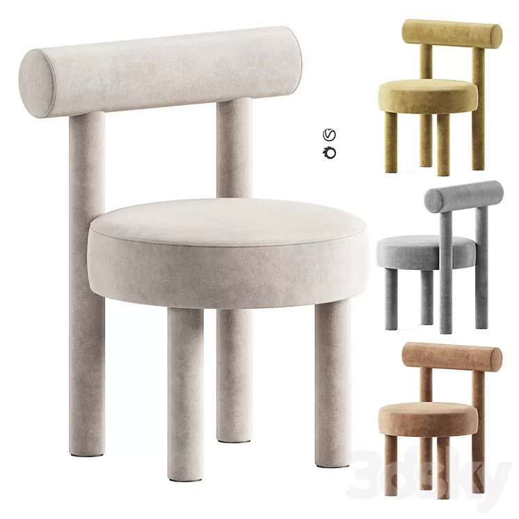 Chair Gropius CS1 3D Model Free