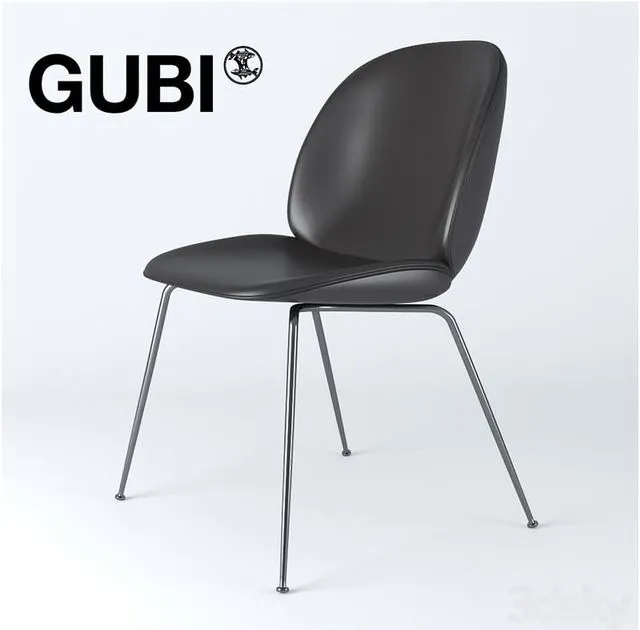 Chair Gubi Beetle 3D Model