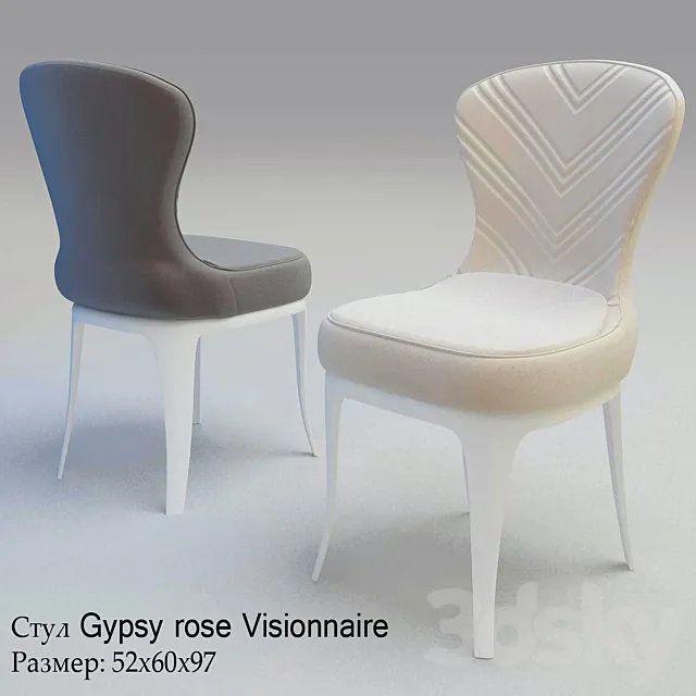 Chair Gypsy Rose 3D Model