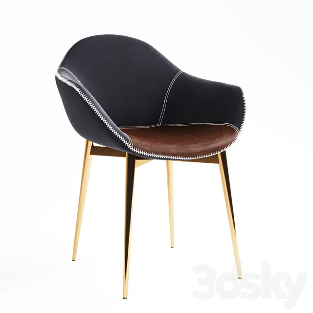 Chair Halmar K-304 3D Model