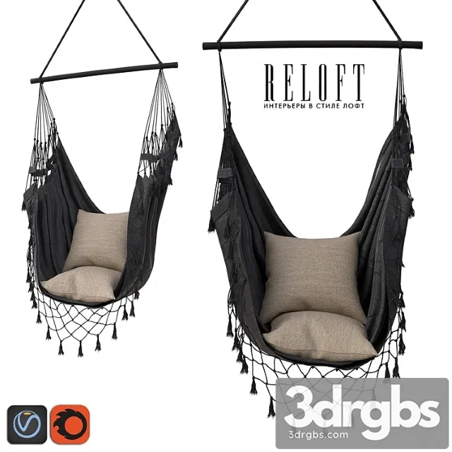 Chair-hamak boch in charcoal 15000chcl 2 3D Model Free