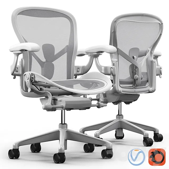 Chair Herman Miller Aeron 3DModel