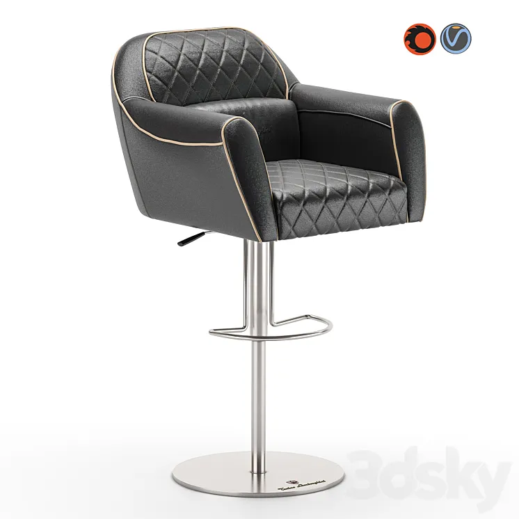 Chair imola from Tonino Lamborghini 3D Model Free