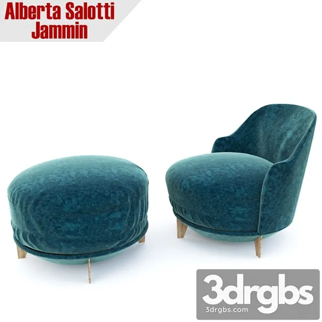 Chair Jammin Ot Albert Salotti 1 3D Model Free